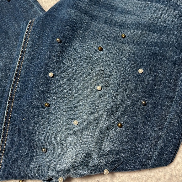 Kancan Skinny Fit Jeans with Pearls, EUC (Looks New), Size 11 (29) - Picture 2 of 12